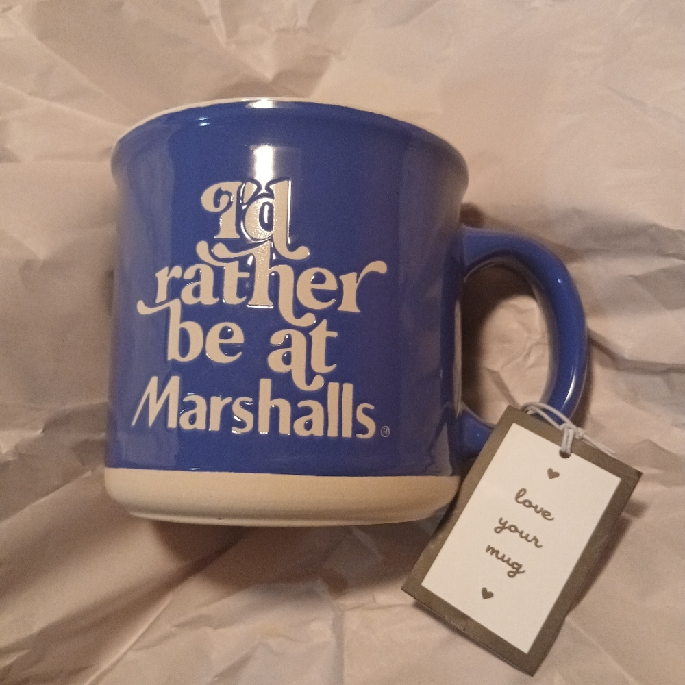 ( New) Marshalls Mug with Cream Accent (32oz)